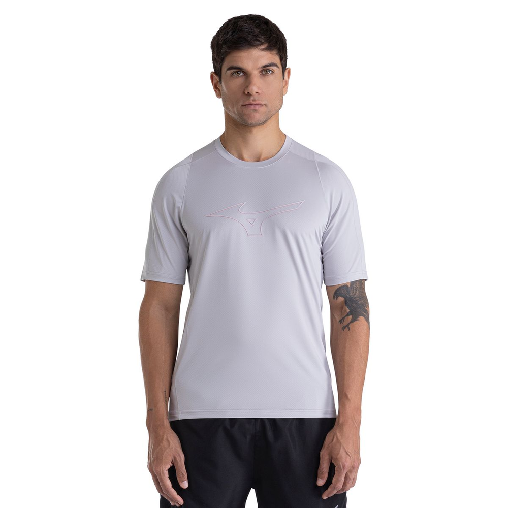 Camiseta de Corrida Mizuno Run Easy 5 Masculina P Camiseta de Corrida Mizuno Run Easy 5 Masculina P