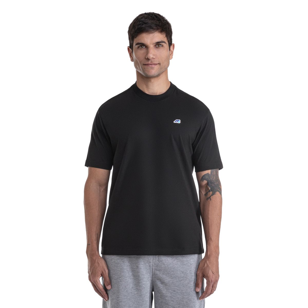 Camiseta Casual Mizuno Logo Masculina M Preto Camiseta Casual Mizuno Logo Masculina M Preto