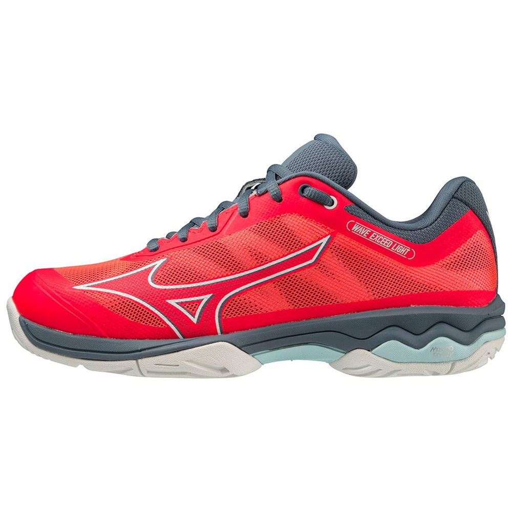 Tênis de Tennis Feminino Mizuno Wave Exceed Light All Court 40 Vermelho Tênis de Tennis Feminino Mizuno Wave Exceed Light All Court 40 Vermelho