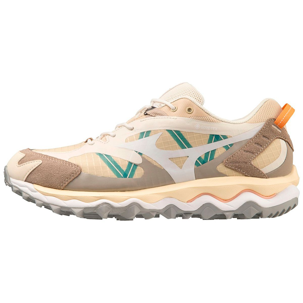 Tênis de Trilha Unissex Mizuno Wave Mujin TL GTX 34 Bege Tênis de Trilha Unissex Mizuno Wave Mujin TL GTX 34 Bege
