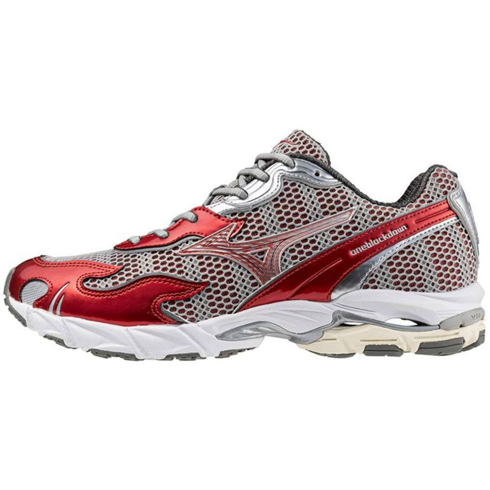Tênis Unissex Mizuno Wave Rider 10 x One Block Down 42 Vermelho Tênis Unissex Mizuno Wave Rider 10 x One Block Down 42 Vermelho