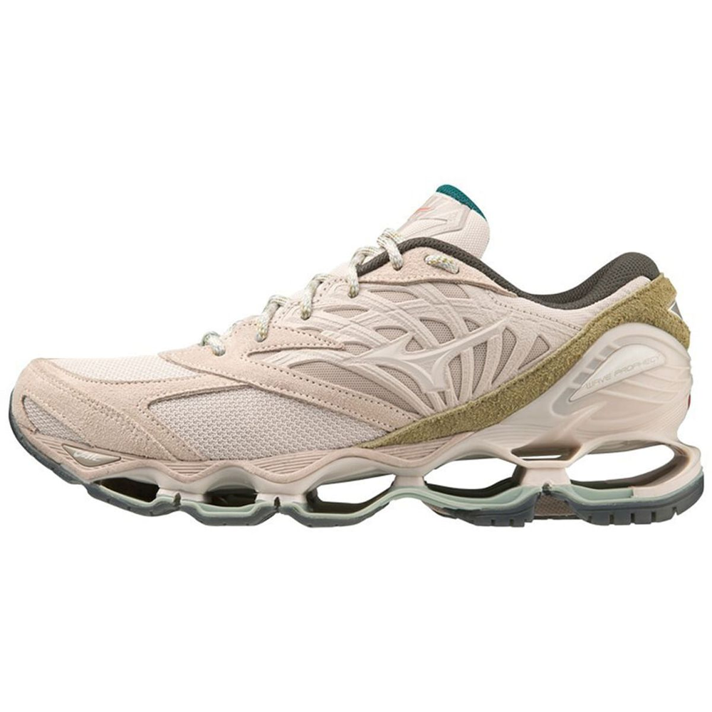 Tênis Mizuno Wave Prophecy LS Nomad 42 Bege Tênis Mizuno Wave Prophecy LS Nomad 42 Bege