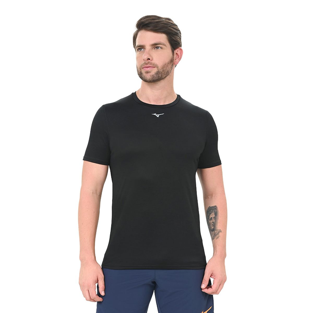 Camiseta de Treino Masculina Mizuno Core P Preto Camiseta de Treino Masculina Mizuno Core P Preto