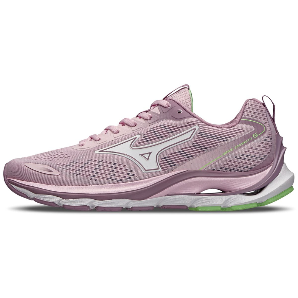Tênis de Corrida Mizuno Wave Dynasty 5 36 Rosa Tênis de Corrida Mizuno Wave Dynasty 5 36 Rosa
