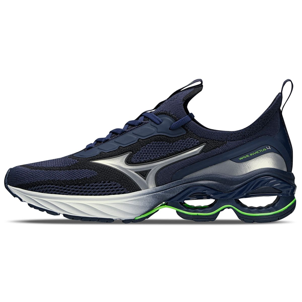 Tênis de Corrida Mizuno Wave Invictus 4 42 Azul Tênis de Corrida Mizuno Wave Invictus 4 42 Azul