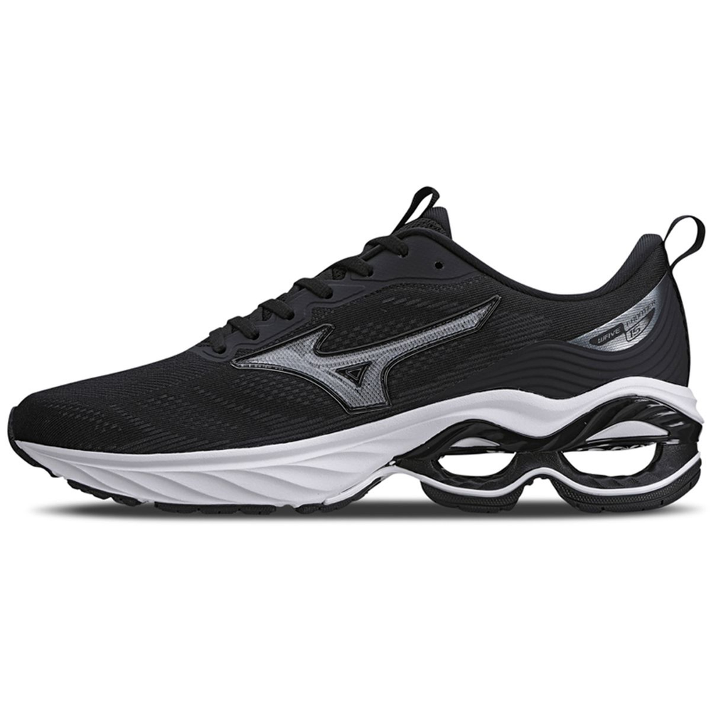 Tênis de Corrida Mizuno Wave Frontier 15 39 Preto Tênis de Corrida Mizuno Wave Frontier 15 39 Preto
