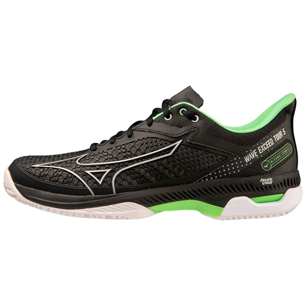 Tênis de Tennis Unissex Mizuno Exceed Tour 5 Clay Court 38 Preto Tênis de Tennis Unissex Mizuno Exceed Tour 5 Clay Court 38 Preto