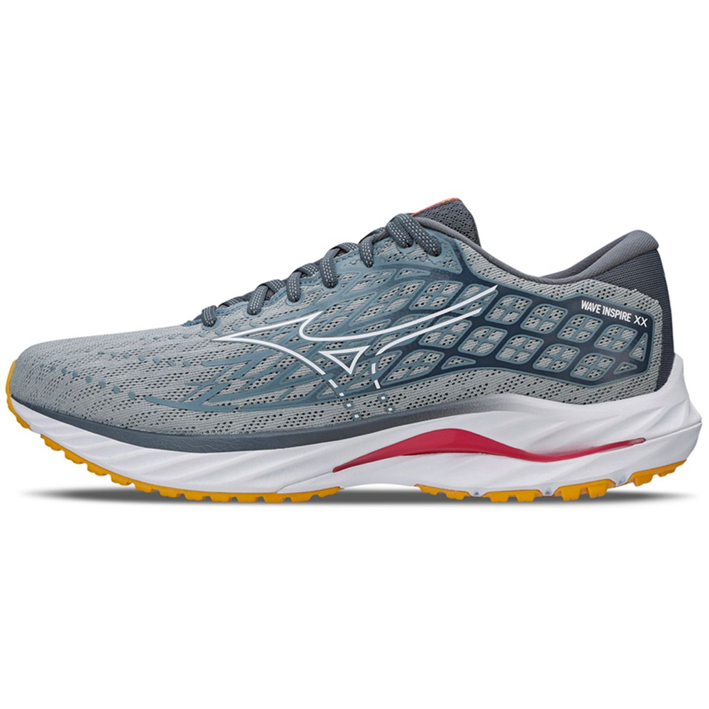 Tênis de Corrida Masculino Mizuno Wave Inspire 20 40 Cinza Tênis de Corrida Masculino Mizuno Wave Inspire 20 40 Cinza