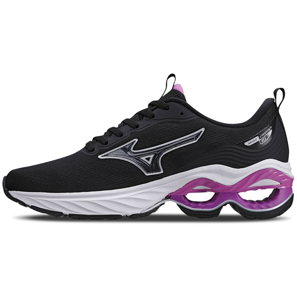Tênis de Corrida Mizuno Wave Frontier 15 37 Preto Tênis de Corrida Mizuno Wave Frontier 15 37 Preto
