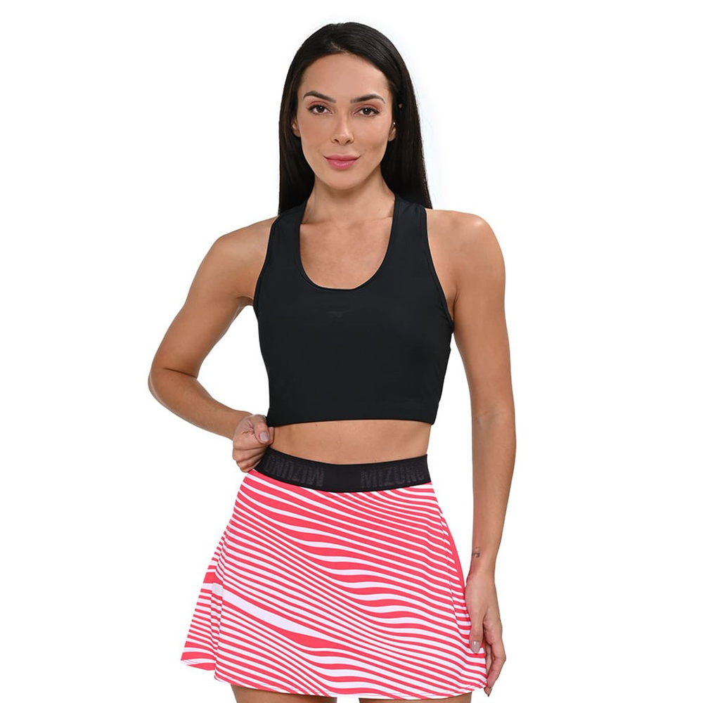 Top de Treino Mizuno Sportwear Feminino GG Preto Top de Treino Mizuno Sportwear Feminino GG Preto