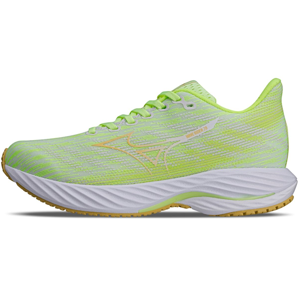 Tênis de Corrida Feminino Mizuno Wave Rider 28 35 Verde Tênis de Corrida Feminino Mizuno Wave Rider 28 35 Verde