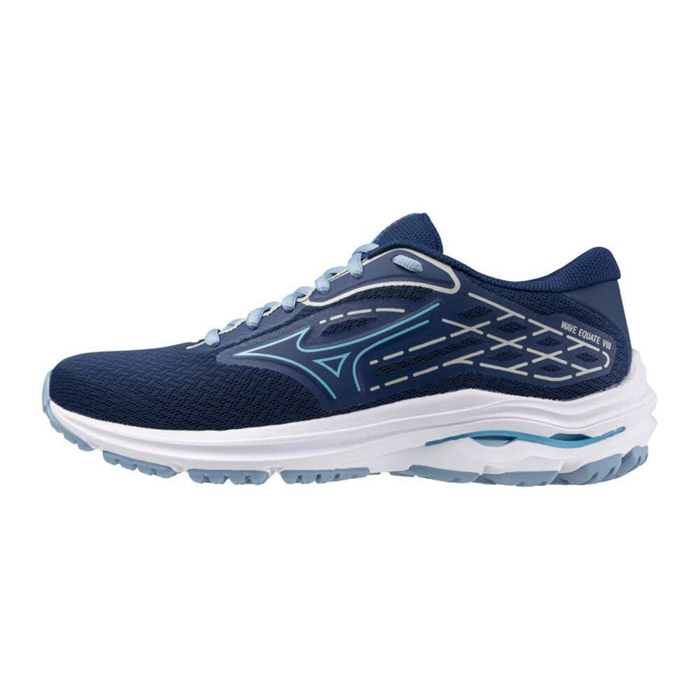 Tênis de Corrida Feminino Mizuno Wave Equate 8 37 Azul Tênis de Corrida Feminino Mizuno Wave Equate 8 37 Azul