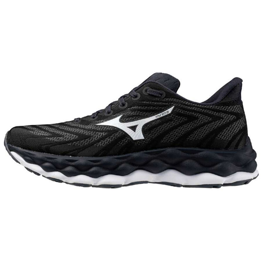 Tênis de Corrida Feminino Mizuno Wave Sky 8 39 Preto Tênis de Corrida Feminino Mizuno Wave Sky 8 39 Preto
