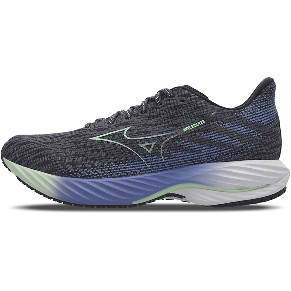 Tênis de Corrida Masculino Mizuno Wave Rider 28 40 Azul Tênis de Corrida Masculino Mizuno Wave Rider 28 40 Azul