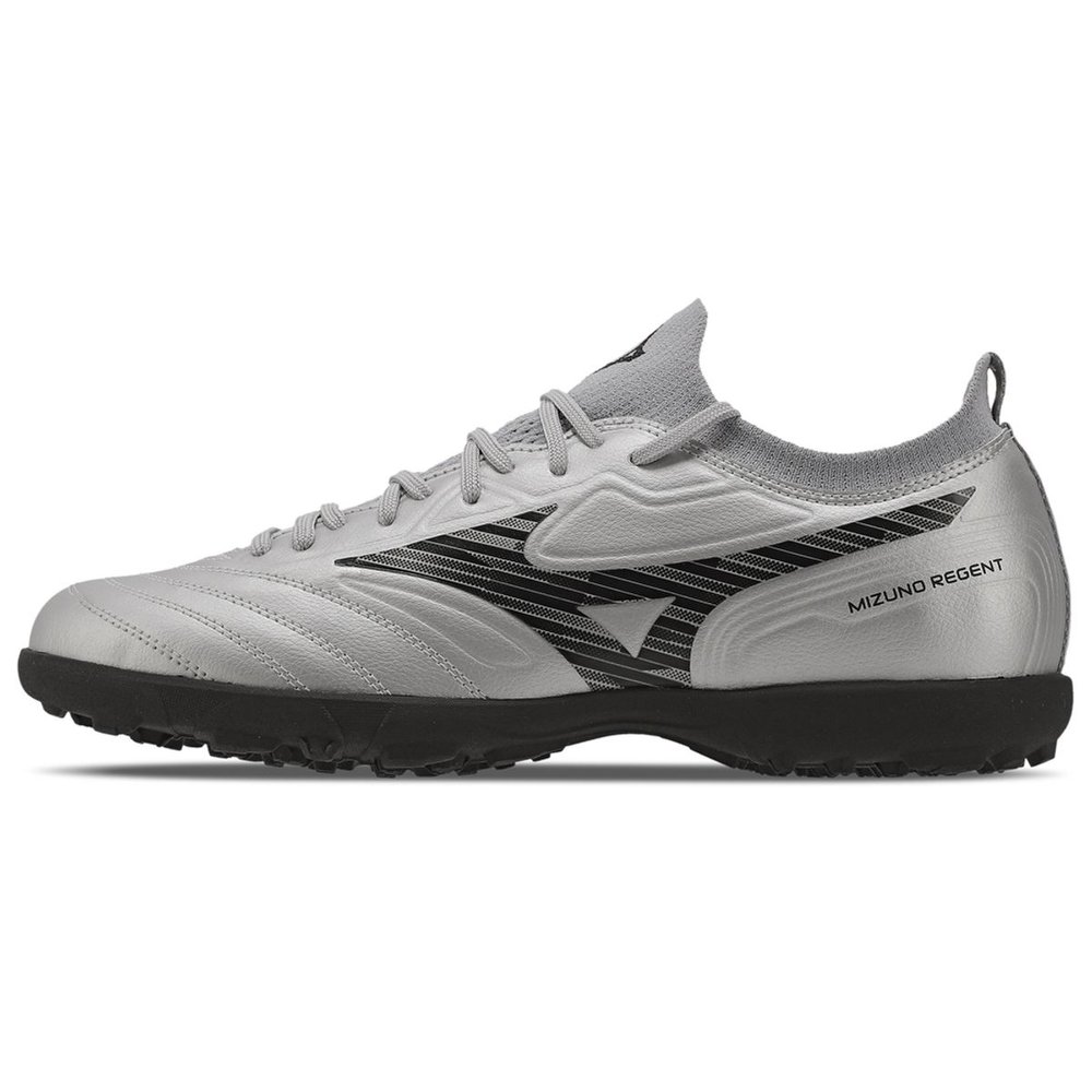 Chuteira Society Mizuno Regent AS 39 Prata Chuteira Society Mizuno Regent AS 39 Prata