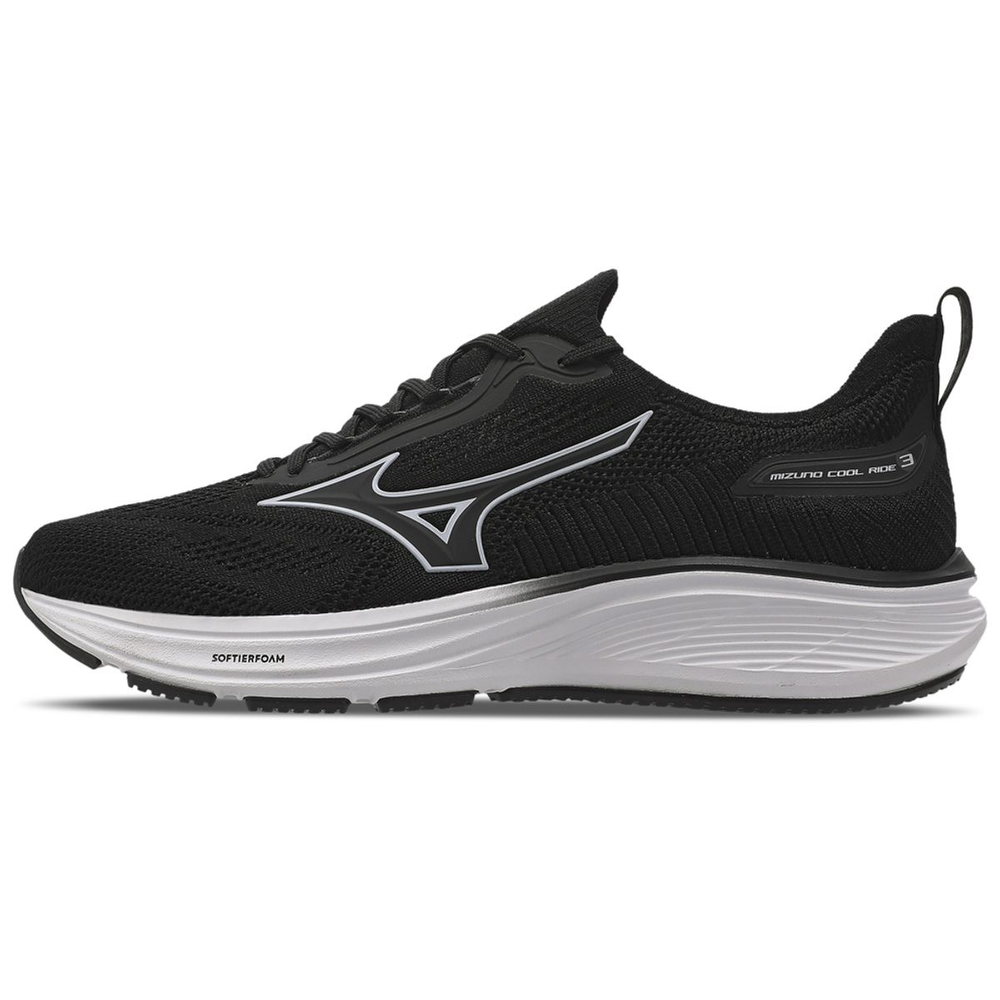 Tênis de Corrida Mizuno Cool Ride 3 35 Preto Tênis de Corrida Mizuno Cool Ride 3 35 Preto