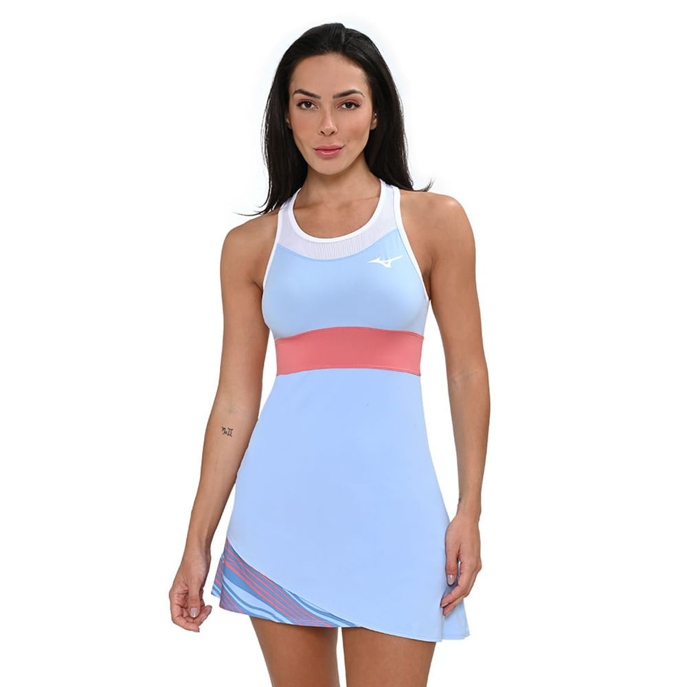 Vestido de Tennis Mizuno Printed GG Azul Vestido de Tennis Mizuno Printed GG Azul