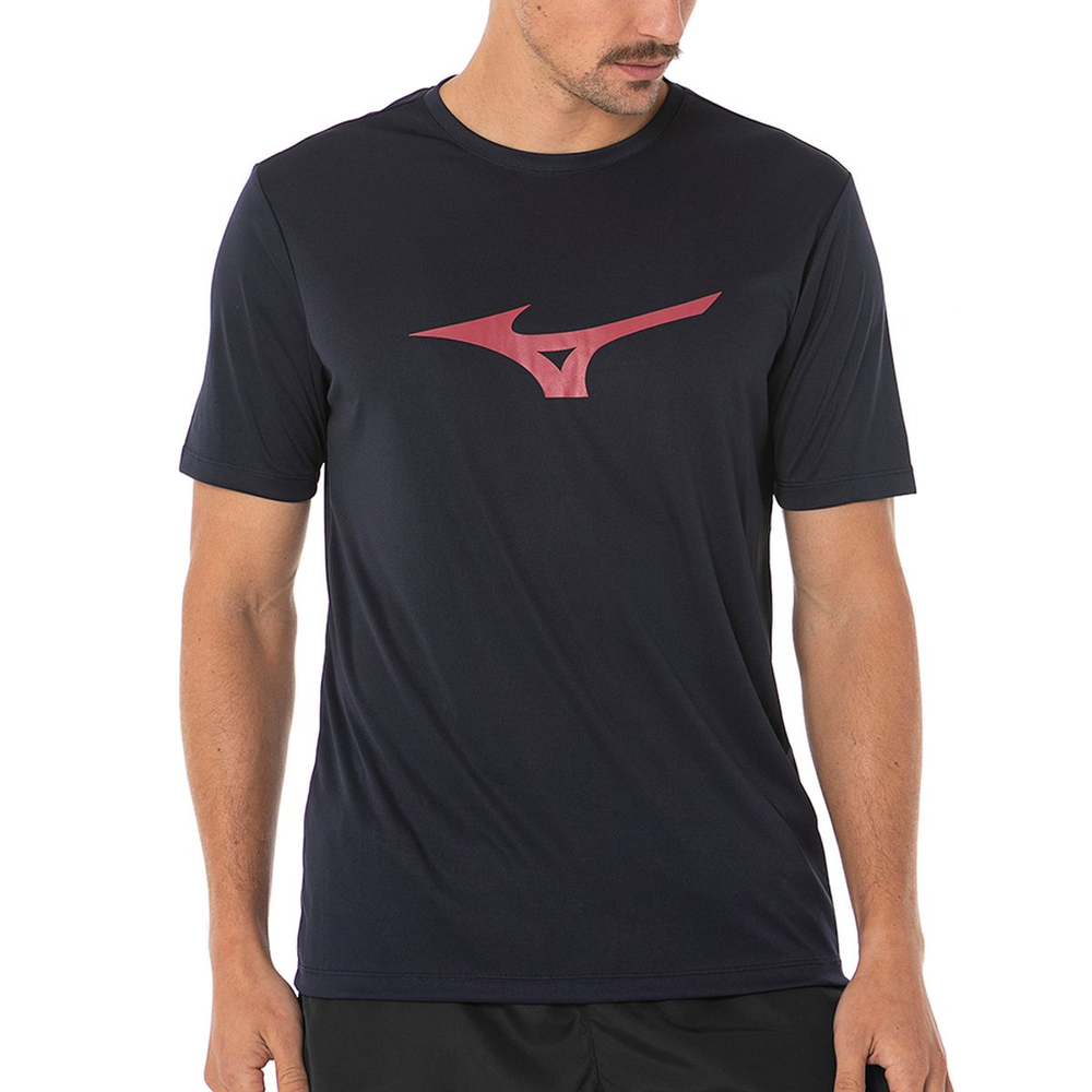 Camiseta de Corrida Masculina Mizuno Run Spark G Azul Camiseta de Corrida Masculina Mizuno Run Spark G Azul