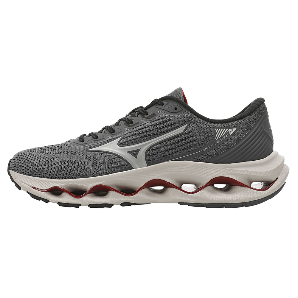 Tênis de Corrida Mizuno Wave Legend 4 39 Cinza Tênis de Corrida Mizuno Wave Legend 4 39 Cinza