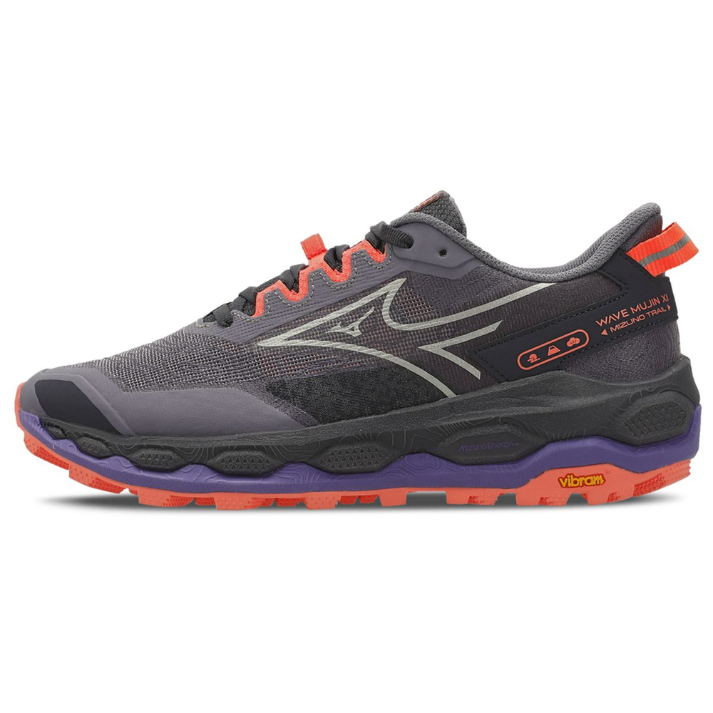 Tênis de Trilha Mizuno Wave Mujin 11 Feminino 39 Cinza Tênis de Trilha Mizuno Wave Mujin 11 Feminino 39 Cinza