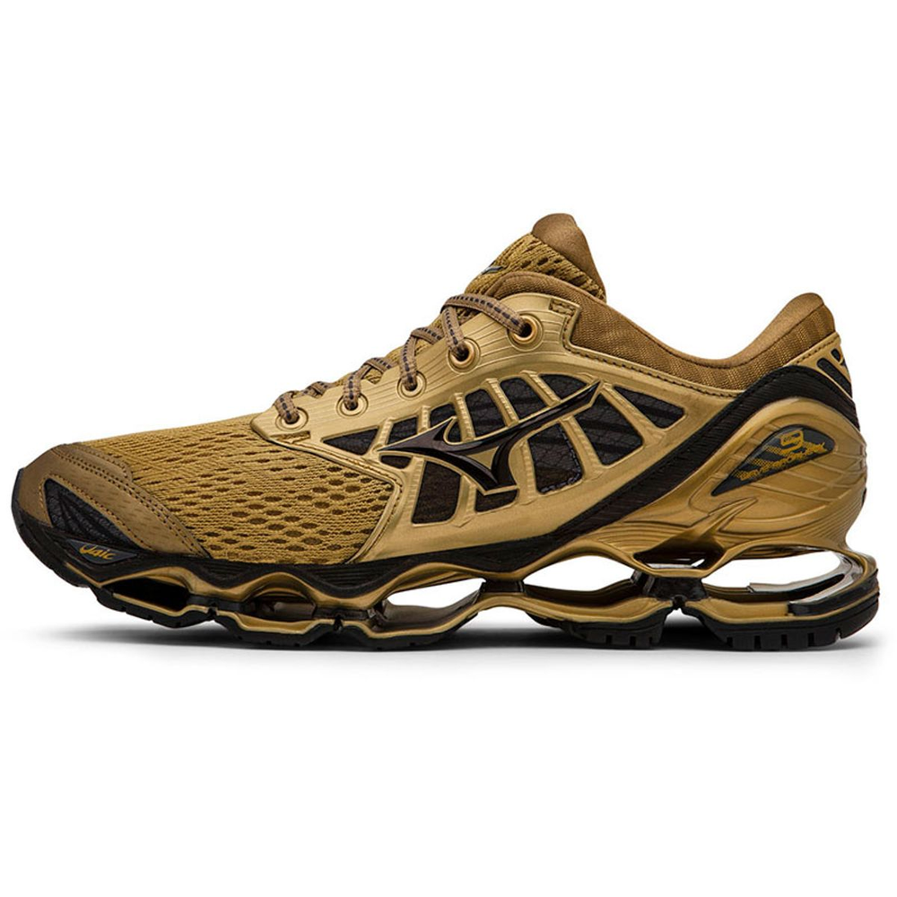 Tênis Mizuno W Prophecy 9 Golden Run 34 Dourado Tênis Mizuno W Prophecy 9 Golden Run 34 Dourado