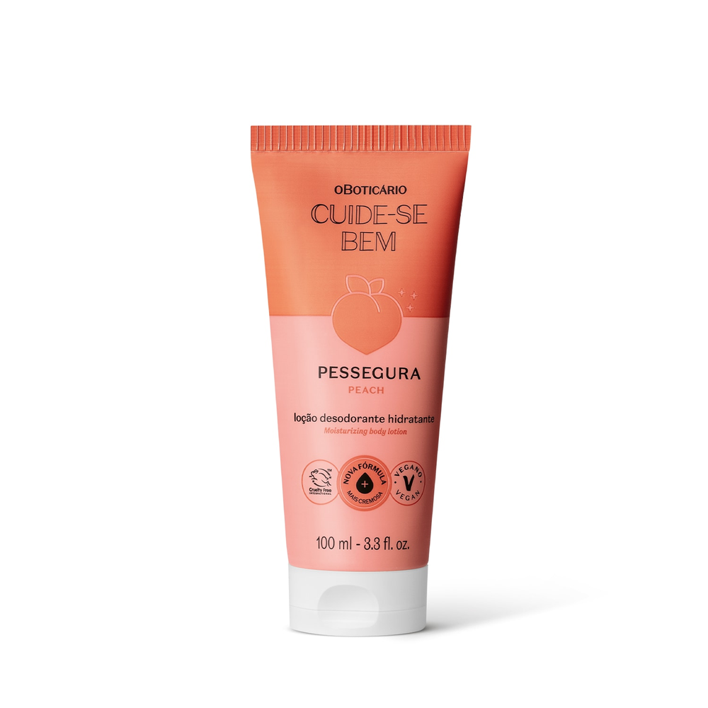Loção Desodorante Hidratante Corporal Cuide-se Bem Pessegura 100ml Loção Desodorante Hidratante Corporal Cuide-se Bem Pessegura 100ml