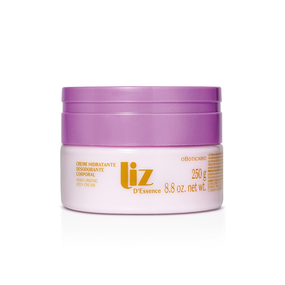 Creme Hidratante Desodorante Corporal Liz Dessence 250g Creme Hidratante Desodorante Corporal Liz Dessence 250g