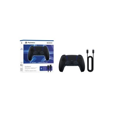 Controle Sem Fio Sony DualSense, Bluetooth, PS5 e PC, Incluso Cabo USB, Midnight Black - 1000051644 Controle Sem Fio Sony DualSense, Bluetooth, PS5 e PC, Incluso Cabo USB, Midnight Black - 1000051644