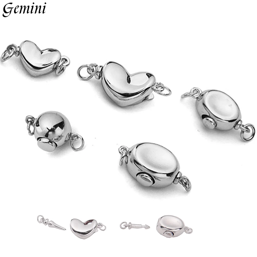 2Pcs 925 Sterling silver Boat Shaped Ingot Buckle Connector Clasps For DIY Bracelet Necklace Jewelry Making Supplies Findings 2Pcs 925 Sterling silver Boat Shaped Ingot Buckle Connector Clasps For DIY Bracelet Necklace Jewelry Making Supplies Findings
