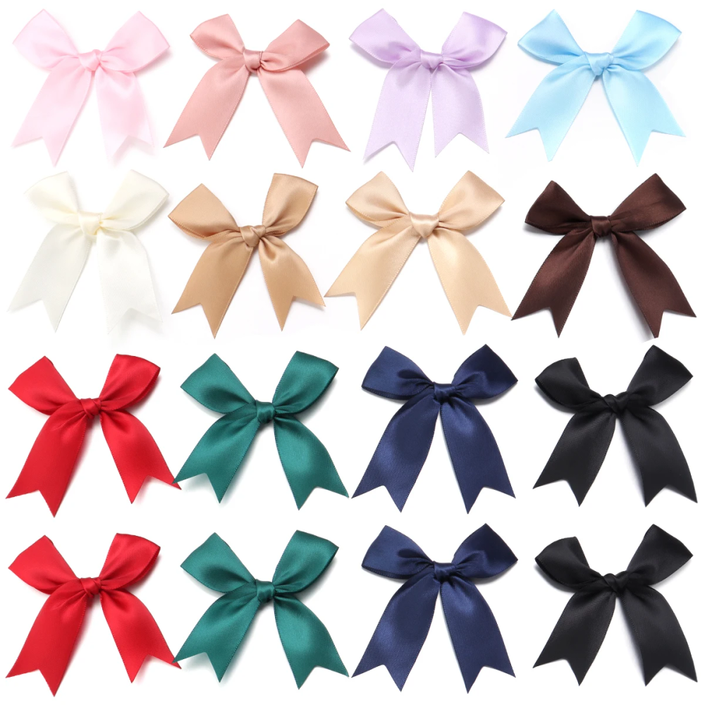 20pcs/lot 8.5x8.5cm Colourful Satin Ribbon Bows Cute Ribbon Bow For DIY Craft Decoration Headwear Fashion Clothing Accessories 20pcs/lot 8.5x8.5cm Colourful Satin Ribbon Bows Cute Ribbon Bow For DIY Craft Decoration Headwear Fashion Clothing Accessories