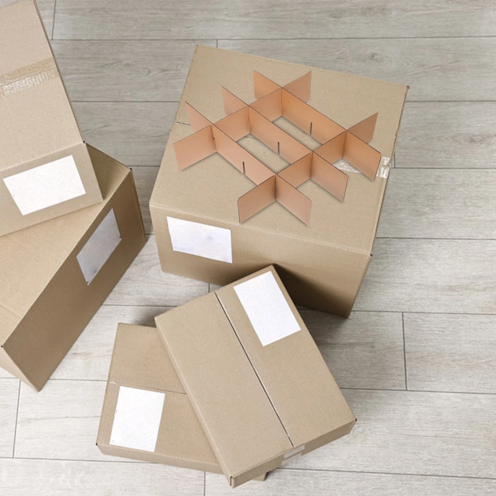 5Pcs Heavy Duty Box Divider Cardboard Grid Divider for Glass Packing Boxes Moving Supplies Shipping Protection 5Pcs Heavy Duty Box Divider Cardboard Grid Divider for Glass Packing Boxes Moving Supplies Shipping Protection