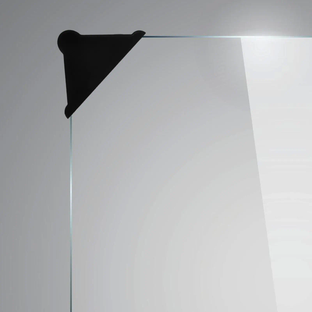 100Pcs Triangle Corner Guards Plastic Protective Bumper for Glass Mirrors Sheets Shelf Table Edge Safety Packaging Trim 100Pcs Triangle Corner Guards Plastic Protective Bumper for Glass Mirrors Sheets Shelf Table Edge Safety Packaging Trim
