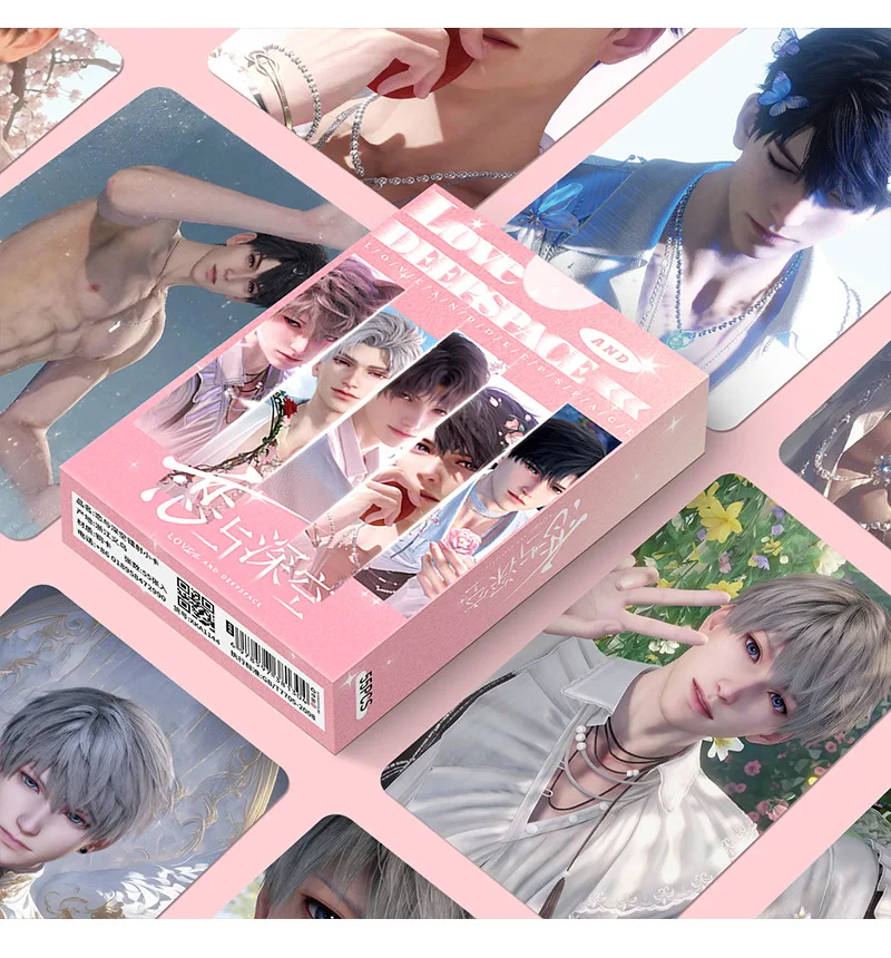 55Pcs/Set Game Love And Deepspace Laser Lomo Card Sylus Zayne Rafayel Xavier Caleb Game Characters Photo Cards Christmas Gift 55Pcs/Set Game Love And Deepspace Laser Lomo Card Sylus Zayne Rafayel Xavier Caleb Game Characters Photo Cards Christmas Gift