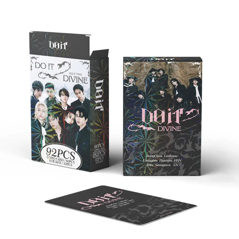 92 small cards of K-pop girl group new album DOIT, collectible 3-inch photo cards, stickers, double-sided LOMO cards, gift 92 small cards of K-pop girl group new album DOIT, collectible 3-inch photo cards, stickers, double-sided LOMO cards, gift