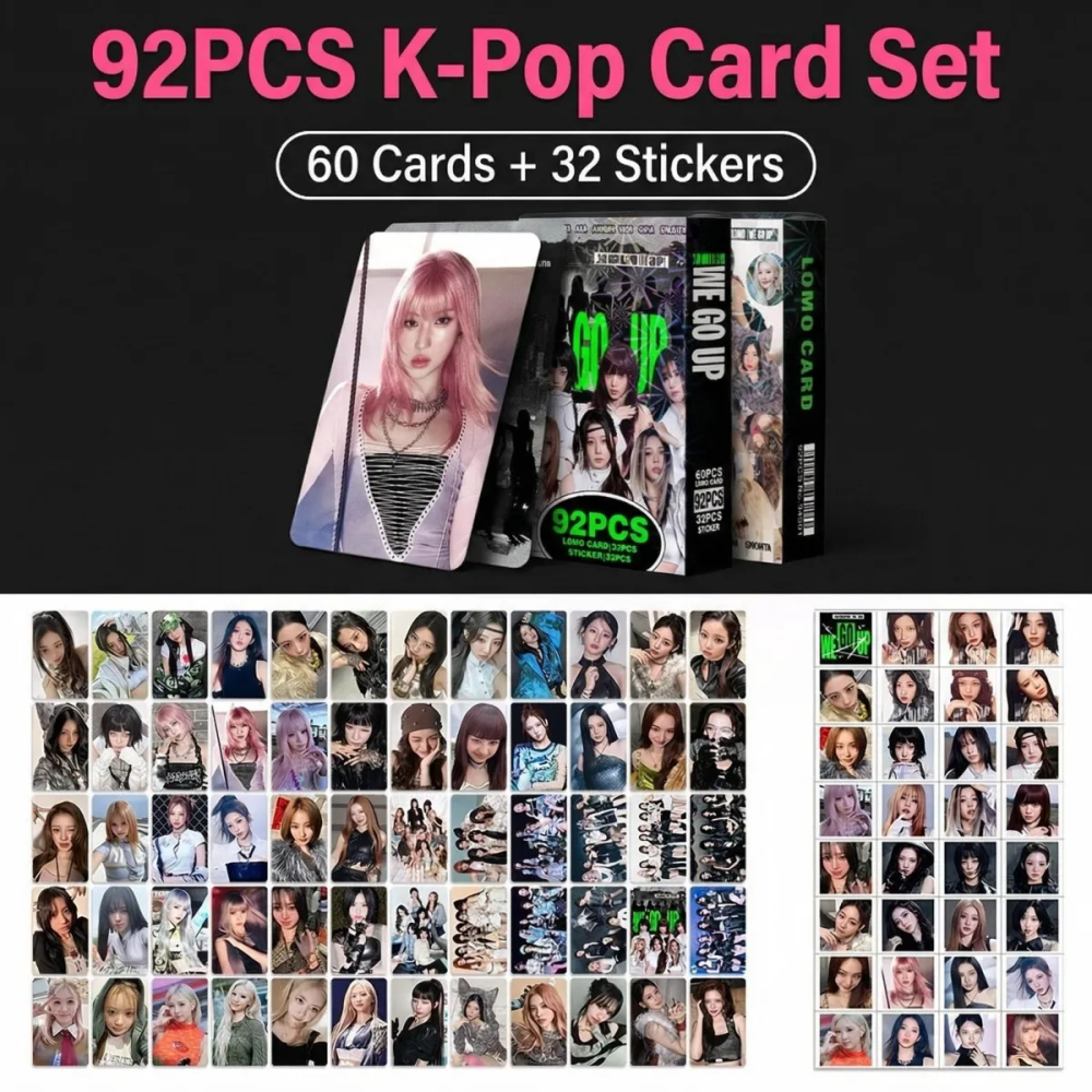 92Pcs BABY MONSTER LOMO Card Set WE GO UP Themed Photocard Combo 7 Members Individual Design Kpop BABY Fans MIni Cards Gifts 92Pcs BABY MONSTER LOMO Card Set WE GO UP Themed Photocard Combo 7 Members Individual Design Kpop BABY Fans MIni Cards Gifts