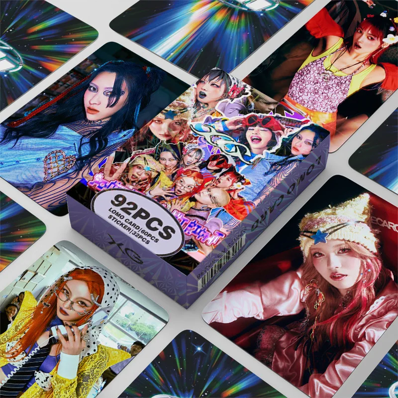 60+32Pcs/Set JPOP Girl Group XG Card Lomo Cards Collect Cards Sticker Print Postcard Fans Gift Decorative Gift 60+32Pcs/Set JPOP Girl Group XG Card Lomo Cards Collect Cards Sticker Print Postcard Fans Gift Decorative Gift