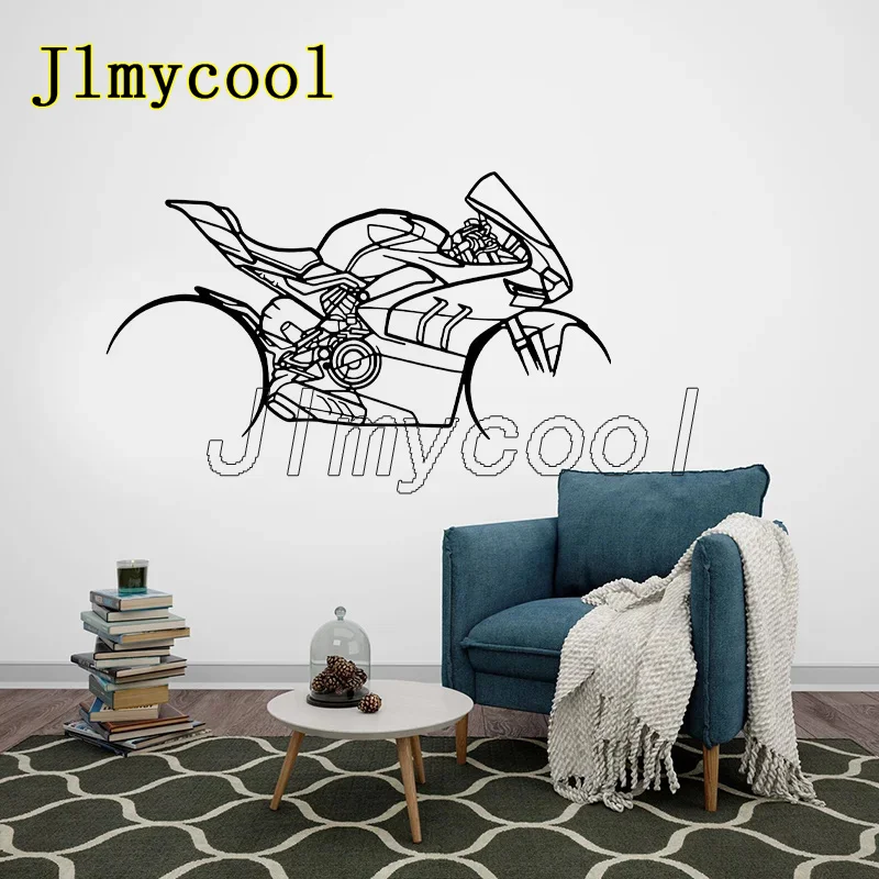Motorcycle Silhouette Wall Art Decals Vinyl Home Decoration Room Garage Motorbike Dirt Bike Sticker Motorcycle Loves Gift Motorcycle Silhouette Wall Art Decals Vinyl Home Decoration Room Garage Motorbike Dirt Bike Sticker Motorcycle Loves Gift