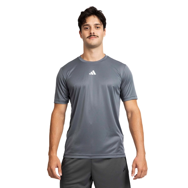 Camiseta Masculina adidas Manga Curta Treino Básica Camiseta Masculina adidas Manga Curta Treino Básica