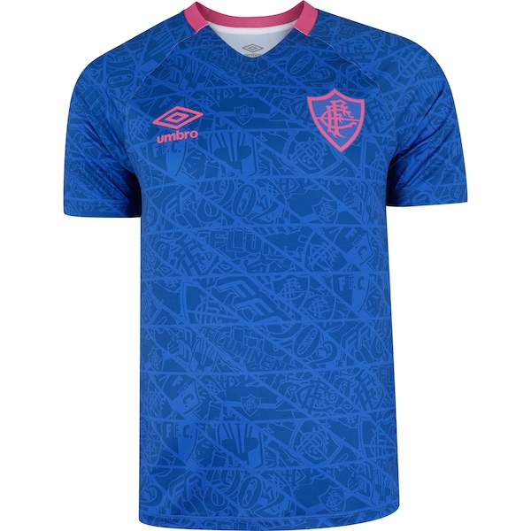 Camisa do Fluminense Pré Jogo Torcedor 25/26 Umbro Masculina Camisa do Fluminense Pré Jogo Torcedor 25/26 Umbro Masculina