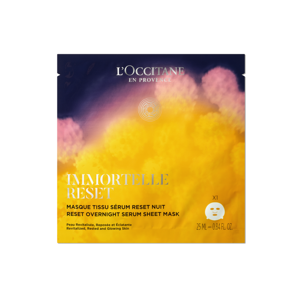 Máscara Facial em Lenço Sérum Immortelle Overnight Reset Máscara Facial em Lenço Sérum Immortelle Overnight Reset
