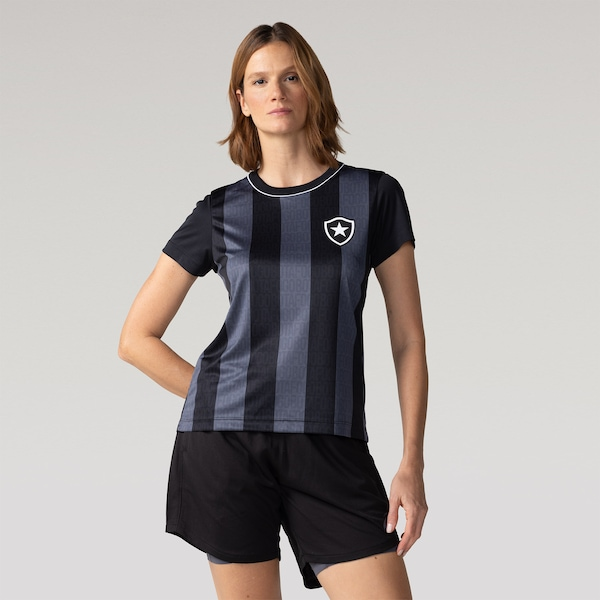 Camiseta Botafogo Intenso Feminina Camiseta Botafogo Intenso Feminina