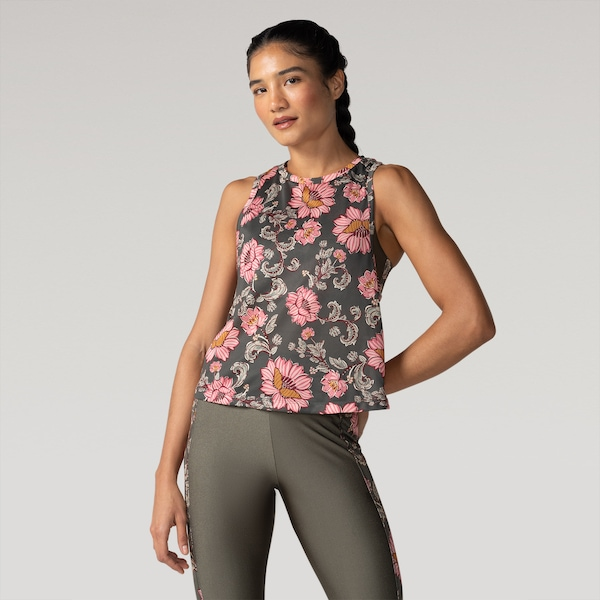 Camiseta Regata Farm DryFit Aurora Floral Feminina Camiseta Regata Farm DryFit Aurora Floral Feminina