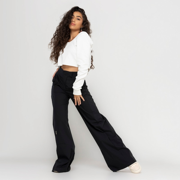 Blusa Cropped Nike Manga Longa Sportswear Everyday Md Cro Blusa Cropped Nike Manga Longa Sportswear Everyday Md Cro