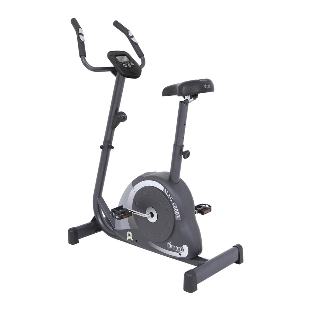 Bicicleta Ergométrica Dream MAG 5000V, 6 funções + Scan, Preto e Prata Bicicleta Ergométrica Dream MAG 5000V, 6 funções + Scan, Preto e Prata