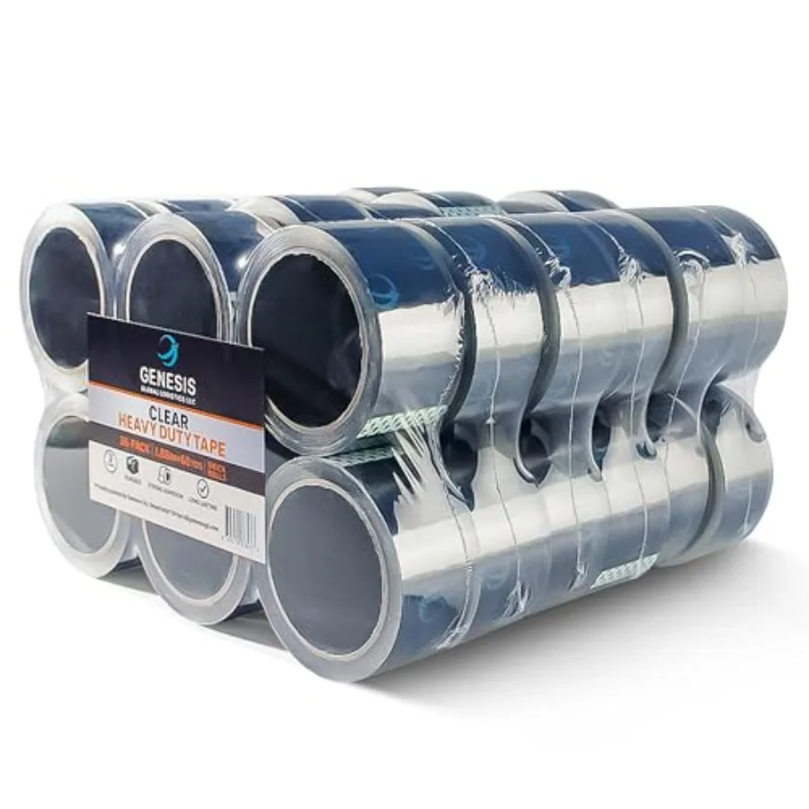 Clear Packing Tape Rolls Heavy Duty Packaging Tape for Shipping Packaging Moving Sealing Thicker Clear Packing Tape 1.88 Inch W Clear Packing Tape Rolls Heavy Duty Packaging Tape for Shipping Packaging Moving Sealing Thicker Clear Packing Tape 1.88 Inch W