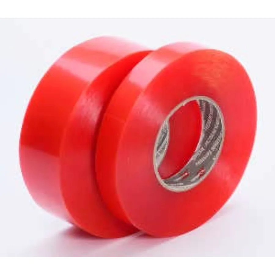 Double Sided Red Liner Tape Kilr Red Thin High Bond Clear Acrylic Mounting Tape for Industrial Sign Automotive and Plastic Bond Double Sided Red Liner Tape Kilr Red Thin High Bond Clear Acrylic Mounting Tape for Industrial Sign Automotive and Plastic Bond
