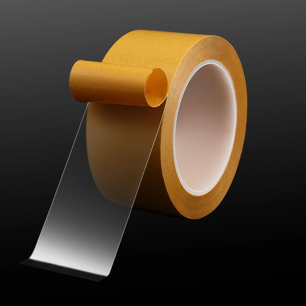 Clear Double Sided Tape Heavy Duty 2" x 82ft, Ultra Thin Strong Adhesive for LCD Screen Repair, Crafts, Posters, Carpet, Residue Clear Double Sided Tape Heavy Duty 2" x 82ft, Ultra Thin Strong Adhesive for LCD Screen Repair, Crafts, Posters, Carpet, Residue