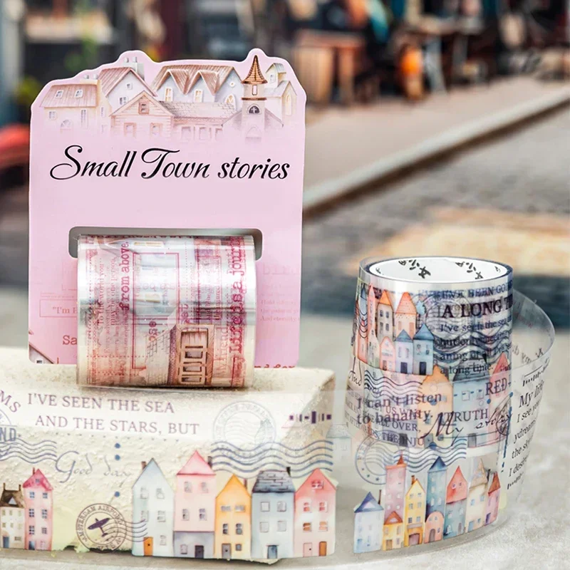 Mr. Paper 2Style 3Rolls/bag house theme landscaping PET tape DIY handbook scrapbook phone case photo frame calendar