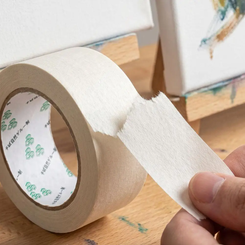 White Multifunctional High Adhesion Spray Paint Decoration Covering Sealant Color Separation Tear-Off Single-Sided Stick Paper White Multifunctional High Adhesion Spray Paint Decoration Covering Sealant Color Separation Tear-Off Single-Sided Stick Paper