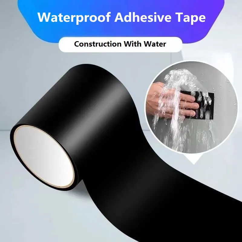 Strong Waterproof Adhesive Tape PVC Pipes Water Leak Quick Sealing Home Repair Basin Rubber Boat Bouncy Castle Office Supply Strong Waterproof Adhesive Tape PVC Pipes Water Leak Quick Sealing Home Repair Basin Rubber Boat Bouncy Castle Office Supply